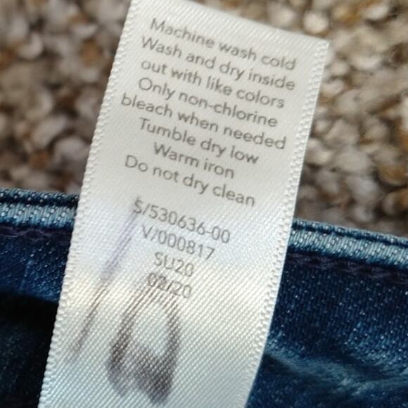 ATHLETA Sculptek Skinny Stretch Raw Hem Ankle Jeans Size 10 - Picture 8 of 12